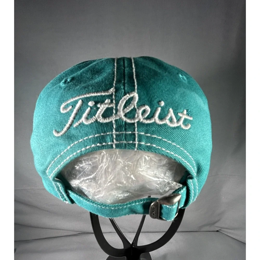 Titleist Pro‎ V1 Footjoy Hat Cap Golf Teal Strapback